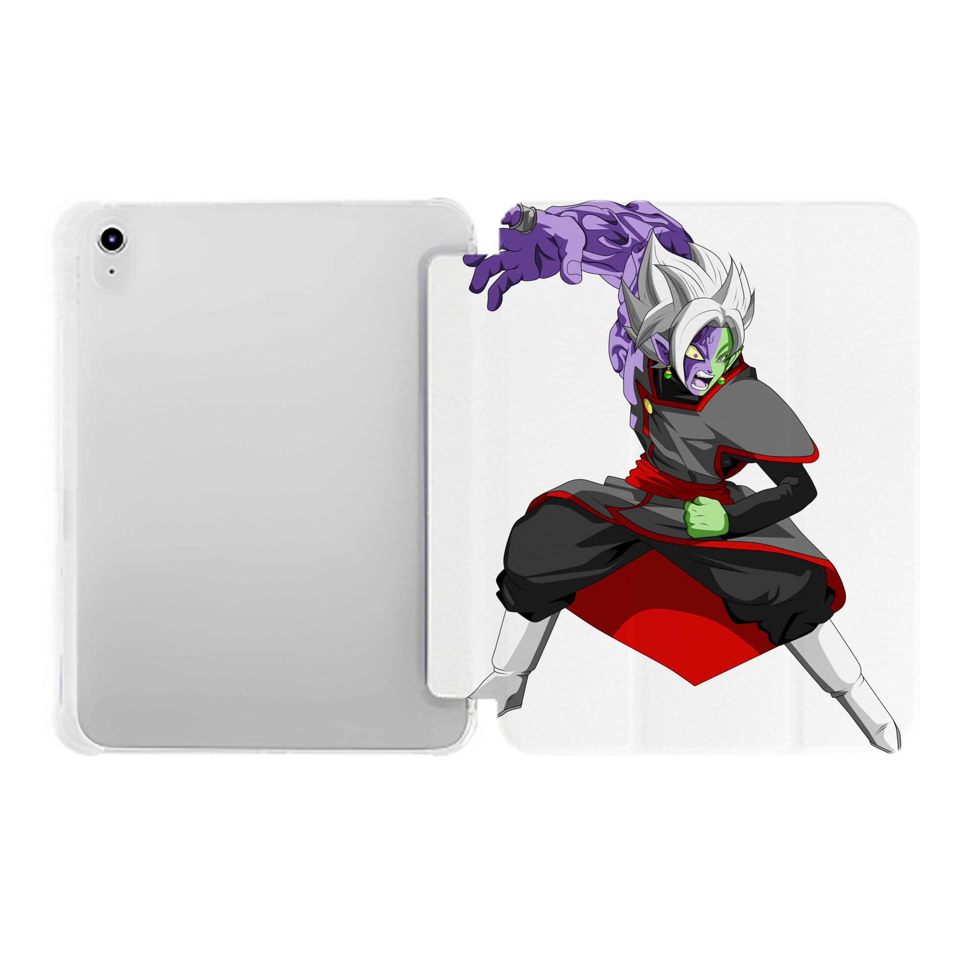 （画像用） ドラゴンボール ベジット DRAGON BALL Vegetto IPad ケース ペン収納付き 三つ折りスタンド PUレザー×シリコン 対応機種9.5/10.5/10.9インチ
